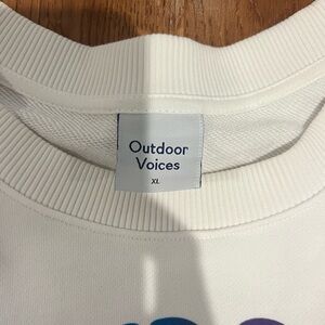 Outdoor voices crewneck. Worn once